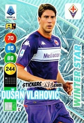 Sticker Dusan Vlahovic - Calciatori 2021-2022. Adrenalyn XL n. WS7 - Panini
