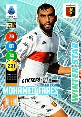 Sticker Mohamed Fares - Calciatori 2021-2022. Adrenalyn XL - Panini