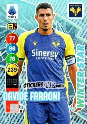 Sticker Davide Faraoni - Calciatori 2021-2022. Adrenalyn XL - Panini