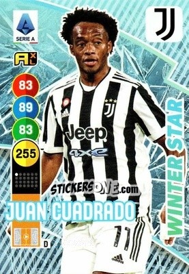 Figurina Juan Cuadrado - Calciatori 2021-2022. Adrenalyn XL - Panini