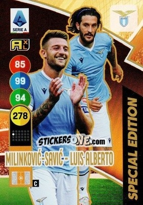 Sticker Milinkovic-Savic / Luis Alberto - Calciatori 2021-2022. Adrenalyn XL n. SE2 - Panini