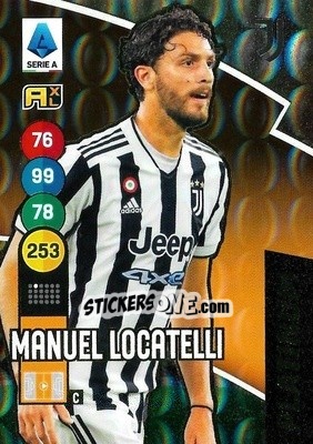 Sticker Manuel Locatelli - Calciatori 2021-2022. Adrenalyn XL n. P3 - Panini
