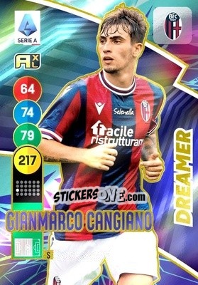 Figurina Gianmarco Cangiano - Calciatori 2021-2022. Adrenalyn XL - Panini