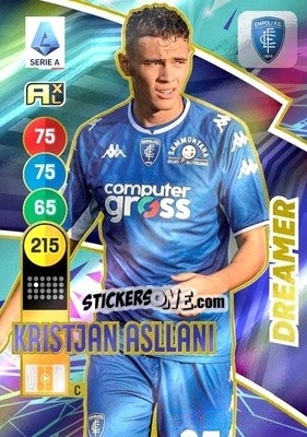 Figurina Kristjan Asllani - Calciatori 2021-2022. Adrenalyn XL - Panini