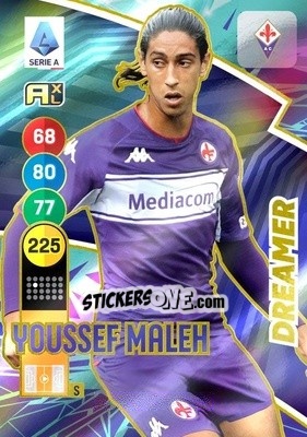 Sticker Youssef Maleh - Calciatori 2021-2022. Adrenalyn XL - Panini