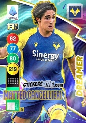 Cromo Matteo Cancellieri - Calciatori 2021-2022. Adrenalyn XL - Panini