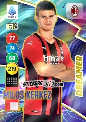 Sticker Milos Kerkez - Calciatori 2021-2022. Adrenalyn XL - Panini