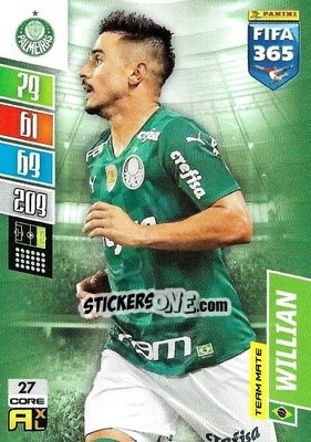 Sticker Willian - FIFA 365: 2021-2022. Adrenalyn XL - Panini