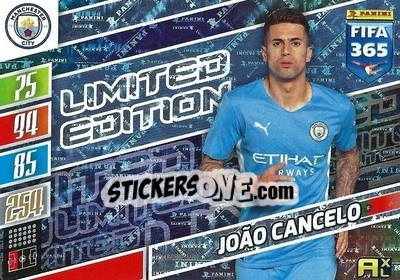 Sticker Joao Cancelo - FIFA 365: 2021-2022. Adrenalyn XL n. LE-JC - Panini