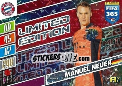 Sticker Manuel Neuer - FIFA 365: 2021-2022. Adrenalyn XL n. LE-MN - Panini