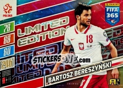 Cromo Bartosz Bereszynski - FIFA 365: 2021-2022. Adrenalyn XL - Panini