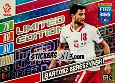 Figurina Bartosz Bereszynski - FIFA 365: 2021-2022. Adrenalyn XL - Panini