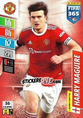 Cromo Harry Maguire - FIFA 365: 2021-2022. Adrenalyn XL - Panini