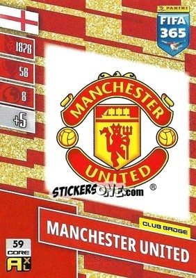 Sticker Club Badge - FIFA 365: 2021-2022. Adrenalyn XL n. 59 - Panini