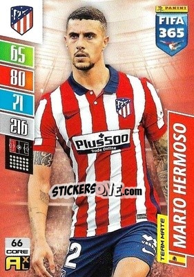 Sticker Mario Hermoso - FIFA 365: 2021-2022. Adrenalyn XL - Panini