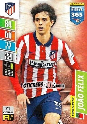 Sticker Joao Félix - FIFA 365: 2021-2022. Adrenalyn XL n. 71 - Panini