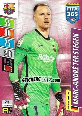 Cromo Marc-André ter Stegen - FIFA 365: 2021-2022. Adrenalyn XL n. 73 - Panini