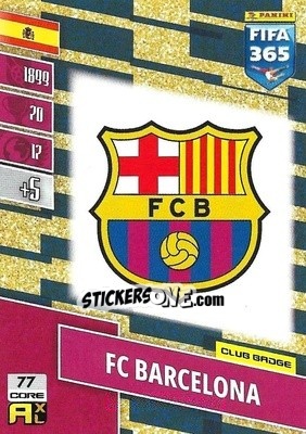 Sticker Club Badge - FIFA 365: 2021-2022. Adrenalyn XL n. 77 - Panini