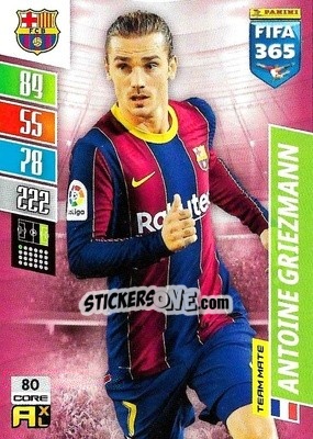 Cromo Antoine Griezmann - FIFA 365: 2021-2022. Adrenalyn XL - Panini