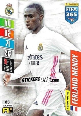 Sticker Ferland Mendy - FIFA 365: 2021-2022. Adrenalyn XL n. 83 - Panini