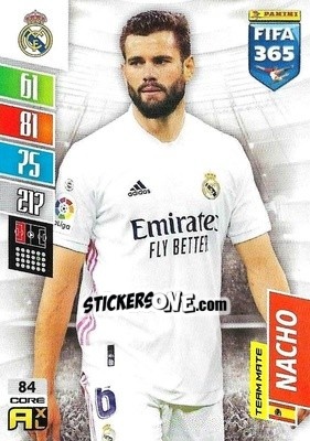 Sticker Nacho - FIFA 365: 2021-2022. Adrenalyn XL n. 84 - Panini