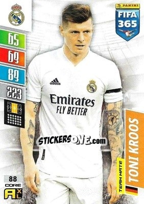 Sticker Toni Kroos - FIFA 365: 2021-2022. Adrenalyn XL n. 88 - Panini