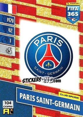 Sticker Club Badge - FIFA 365: 2021-2022. Adrenalyn XL n. 104 - Panini