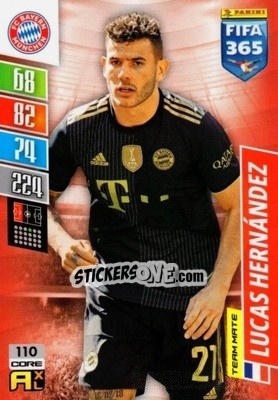 Sticker Lucas Hernández - FIFA 365: 2021-2022. Adrenalyn XL n. 110 - Panini