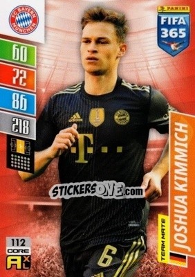 Sticker Joshua Kimmich - FIFA 365: 2021-2022. Adrenalyn XL n. 112 - Panini