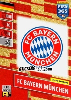 Sticker Club Badge - FIFA 365: 2021-2022. Adrenalyn XL n. 113 - Panini