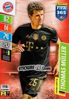 Sticker Thomas Müller - FIFA 365: 2021-2022. Adrenalyn XL - Panini