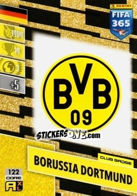 Sticker Club Badge - FIFA 365: 2021-2022. Adrenalyn XL n. 122 - Panini