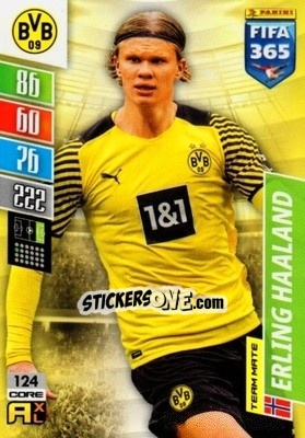 Sticker Erling Haaland - FIFA 365: 2021-2022. Adrenalyn XL n. 124 - Panini
