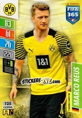 Sticker Marco Reus - FIFA 365: 2021-2022. Adrenalyn XL n. 125 - Panini