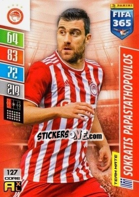 Sticker Sokratis Papastathopoulos - FIFA 365: 2021-2022. Adrenalyn XL n. 127 - Panini
