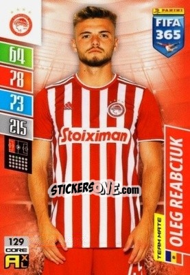 Sticker Oleg Reabciuk - FIFA 365: 2021-2022. Adrenalyn XL n. 129 - Panini