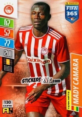 Figurina Mady Camara - FIFA 365: 2021-2022. Adrenalyn XL n. 130 - Panini