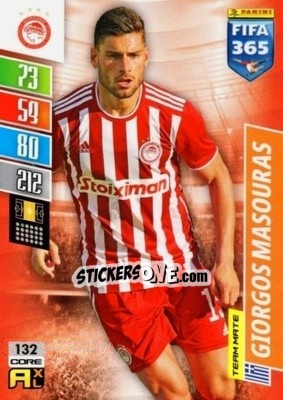 Sticker Giorgos Masouras - FIFA 365: 2021-2022. Adrenalyn XL n. 132 - Panini