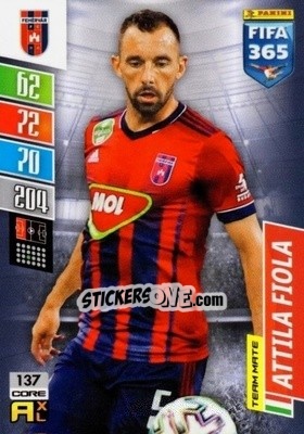 Sticker Attila Fiola - FIFA 365: 2021-2022. Adrenalyn XL n. 137 - Panini