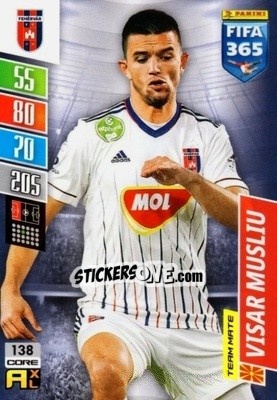 Sticker Visar Musliu - FIFA 365: 2021-2022. Adrenalyn XL - Panini