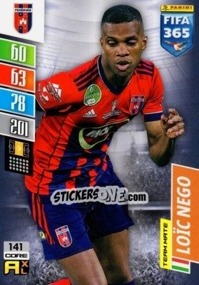 Figurina Loic Nego - FIFA 365: 2021-2022. Adrenalyn XL - Panini