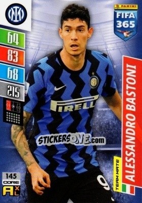 Sticker Alessandro Bastoni - FIFA 365: 2021-2022. Adrenalyn XL n. 145 - Panini
