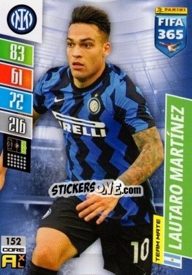 Sticker Lautaro Martínez - FIFA 365: 2021-2022. Adrenalyn XL n. 152 - Panini