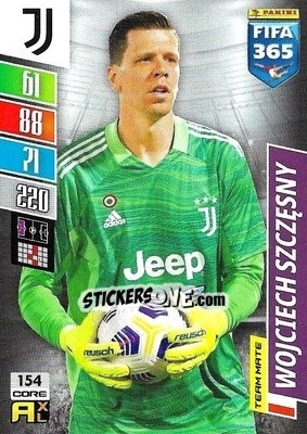 Sticker Wojciech Szczęsny - FIFA 365: 2021-2022. Adrenalyn XL n. 154 - Panini