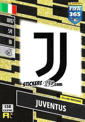 Sticker Club Badge - FIFA 365: 2021-2022. Adrenalyn XL n. 158 - Panini