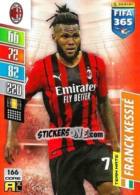 Figurina Franck Kessié - FIFA 365: 2021-2022. Adrenalyn XL - Panini