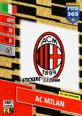Sticker Club Badge - FIFA 365: 2021-2022. Adrenalyn XL n. 167 - Panini