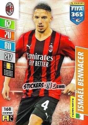 Sticker Ismael Bennacer - FIFA 365: 2021-2022. Adrenalyn XL n. 168 - Panini