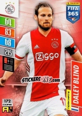 Sticker Daley Blind - FIFA 365: 2021-2022. Adrenalyn XL n. 172 - Panini