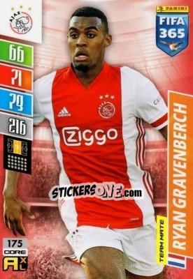 Sticker Ryan Gravenberch - FIFA 365: 2021-2022. Adrenalyn XL n. 175 - Panini
